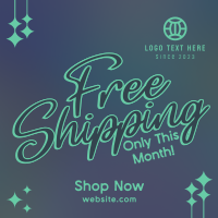 Sparkly Shipping Promo Instagram post Image Preview