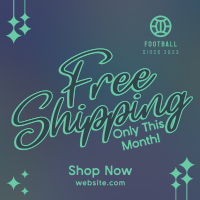Sparkly Shipping Promo Instagram post Image Preview