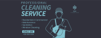 Janitorial Cleaning Facebook cover Image Preview