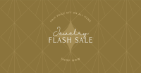 Elegant Jewelry Flash Sale Facebook Ad Design