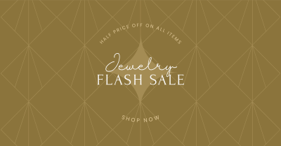 Elegant Jewelry Flash Sale Facebook ad Image Preview