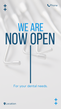 Dental Clinic Opening Instagram reel Image Preview