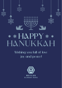 Hanukkah Candelabra Flyer Image Preview