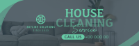 Professional House Cleaning Service Twitter Header Image Preview