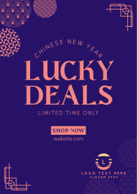 Chinese Lucky Deals Poster Design