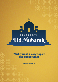 Celebrate Eid Mubarak Flyer Image Preview