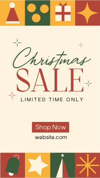 Christmas Holiday Shopping  Sale Instagram Story Design