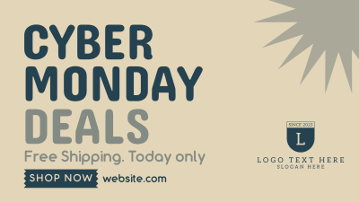 Quirky Cyber Monday Facebook event cover Image Preview