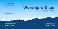 Worship With Us Twitter post Image Preview