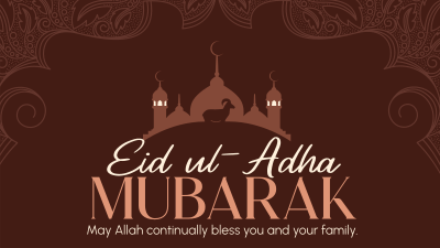 Qurbani Eid Facebook event cover Image Preview