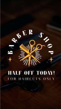 Barbershop Promo Facebook Story Design