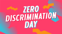 Playful Zero Discrimination Day Facebook Event Cover Design