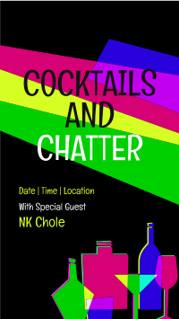 Cocktails & Chatter Instagram story Image Preview