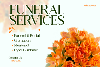 Funeral Flowers Pinterest board cover Image Preview