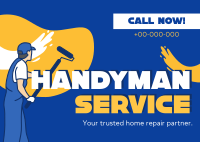 Handyman Service Postcard Image Preview