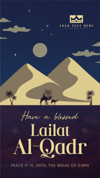 Blessed Lailat al-Qadr Instagram reel Image Preview