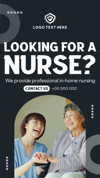 Professional Nursing Services Instagram Reel Image Preview