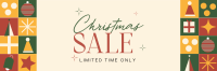 Christmas Holiday Shopping  Sale Twitter Header Image Preview