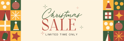 Christmas Holiday Shopping  Sale Twitter header (cover) Image Preview