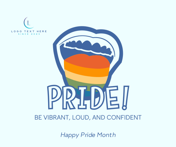 Say Pride Celebration Facebook Post Design Image Preview