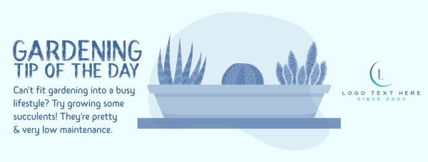 Gardening Tips Facebook Cover Design Image Preview