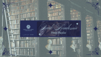 Dark Academia Study Playlist YouTube Banner Image Preview