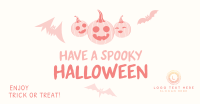 Halloween Pumpkin Greeting Facebook Ad Design