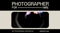 Professional Photographer Animation Preview