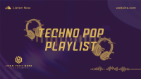 Techno Pop Music Animation Design