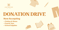 Donation Drive Facebook Ad Design