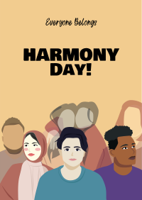 Harmony Day Celebration Poster Image Preview