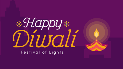 Diwali Celebration Facebook event cover Image Preview