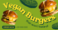 Vegan Burgers Facebook ad Image Preview