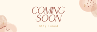 Minimalist Coming Soon Twitter header (cover) Image Preview