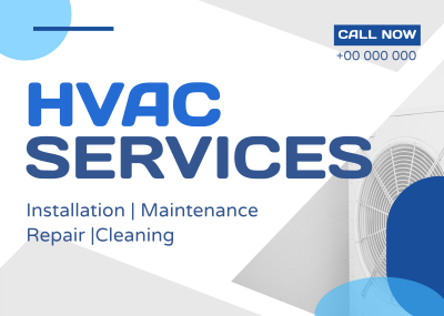 Corporate HVAC Expert Postcard Image Preview