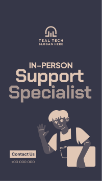 Tech Support Specialist Instagram Reel Image Preview