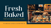 Fresh Baked Bread Facebook Event Cover Design