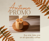 Autumn Coffee Promo Facebook Post Design