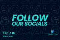 Social Follow Pinterest Cover Design