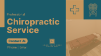 Modern Chiropractic Treatment Facebook Event Cover Design