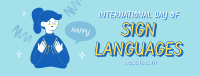 Universal Language of Signs Facebook Cover Design