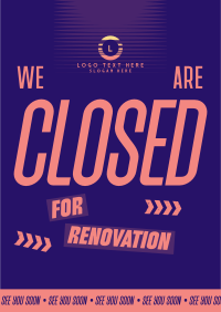 Agnostic Renovation Closing Flyer Design