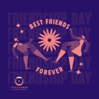 Best friends forever Instagram Post Design