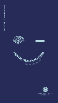 Mental Health Matters Facebook Story Design