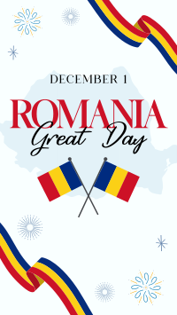 Romanian Great Day Facebook Story Design