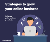 Growing Online Business Facebook post Image Preview