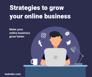 Growing Online Business Facebook post