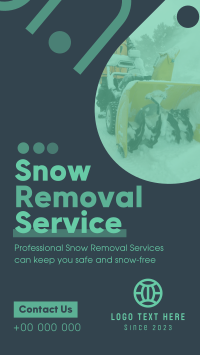 Minimal Snow Removal Instagram reel Image Preview
