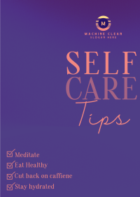 Minimalist Self-Care Poster Image Preview