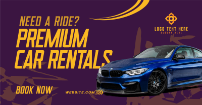 Premium Car Rentals Facebook ad Image Preview